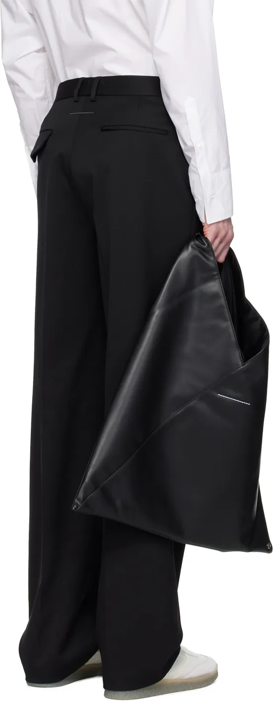 Logo-Embroidered Tailored Trousers