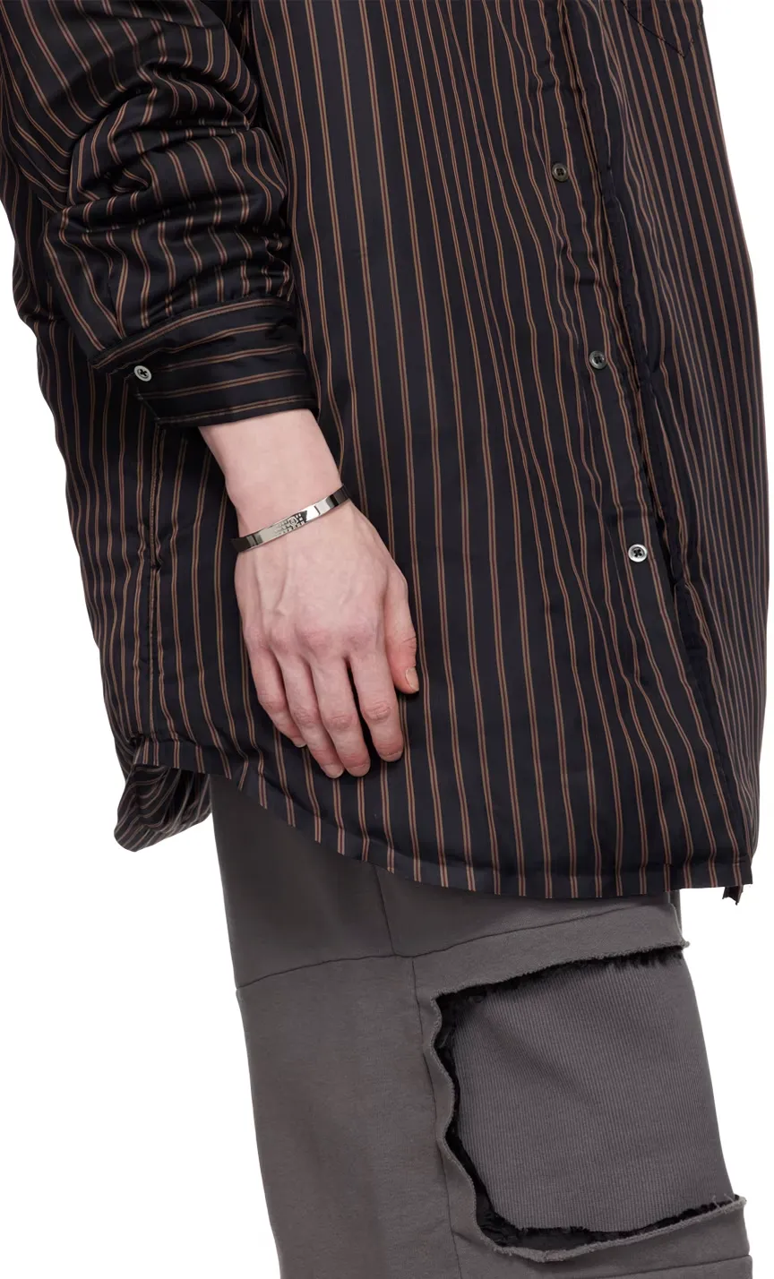 Numeric Engraved Cuff Bracelet