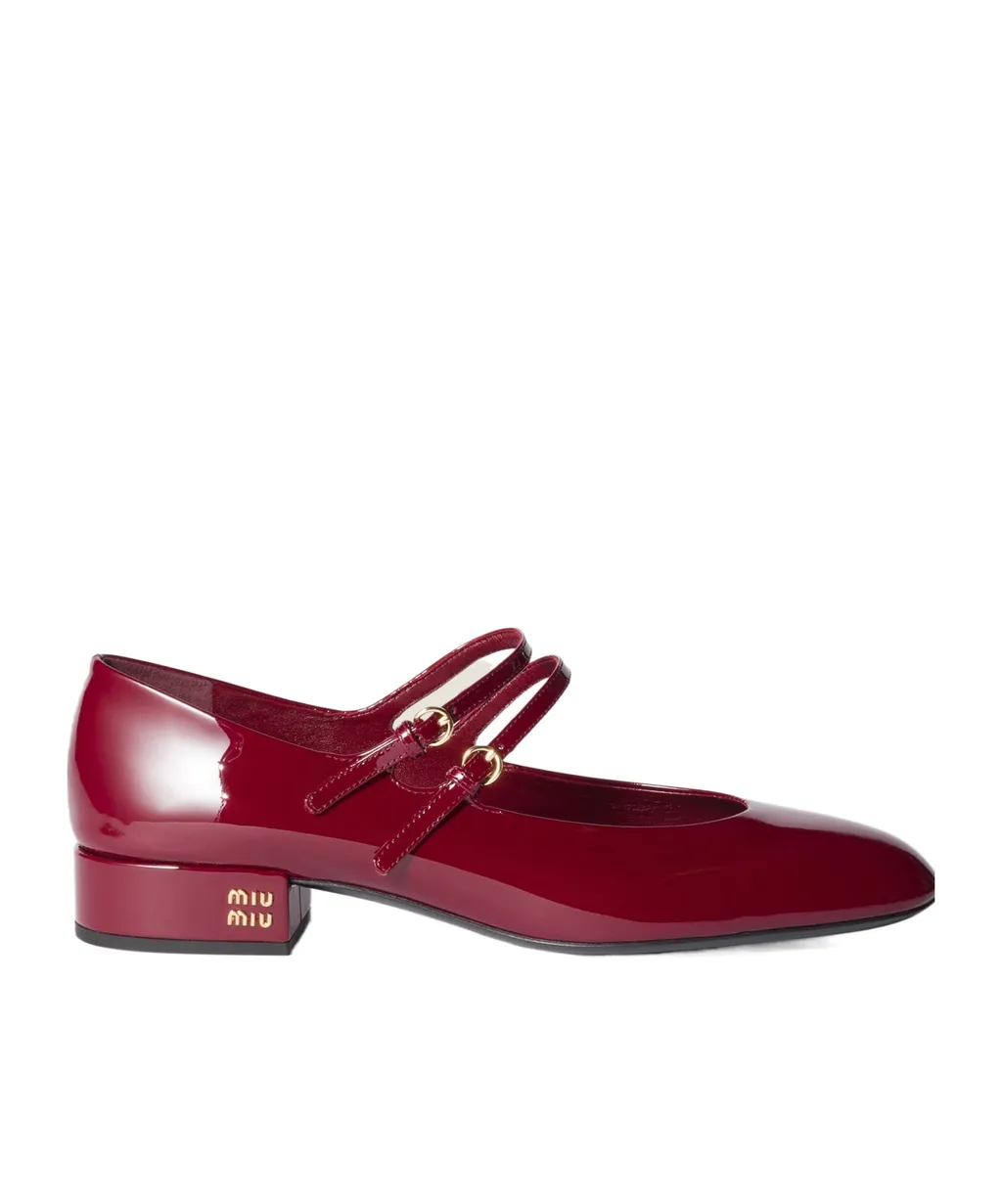 Leather Slingback Pumps