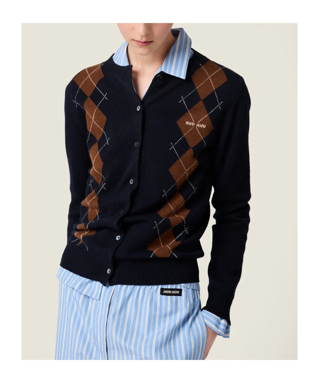 Crewneck Button-Up Cardigan
