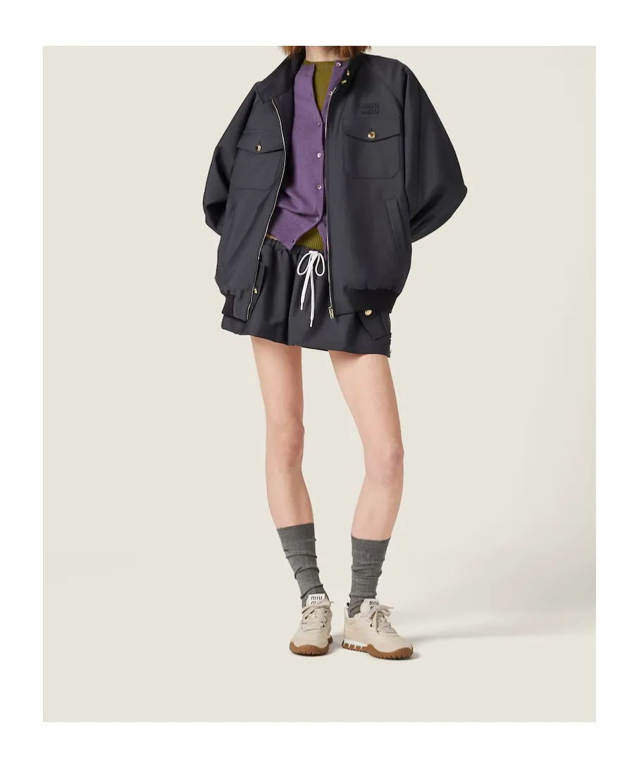 Zip-Up Blouson Jacket