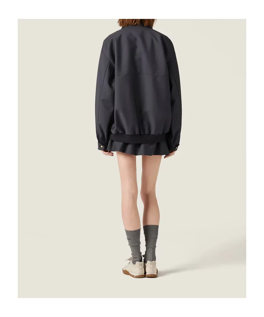 Zip-Up Blouson Jacket