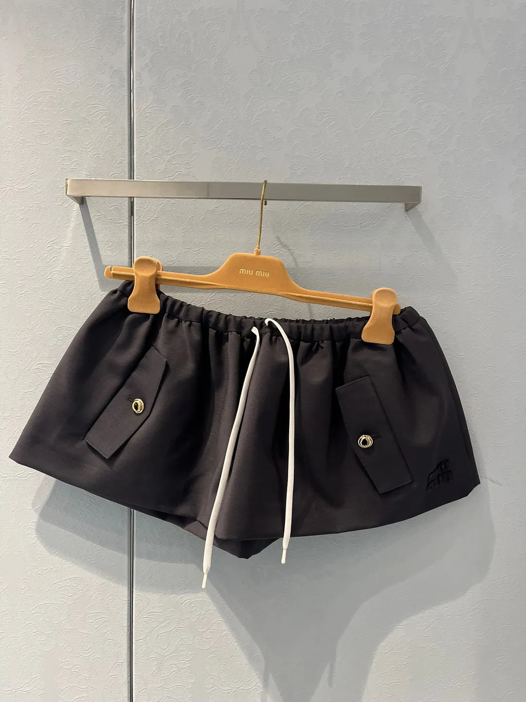 Bonded Kid Mohair Miniskirt