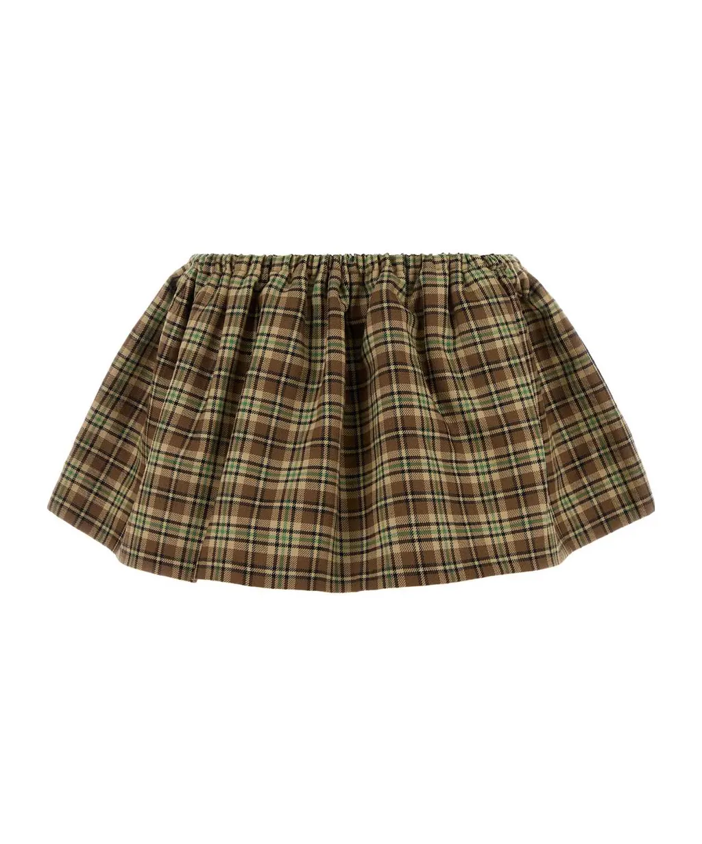 Checked Mini Skirt