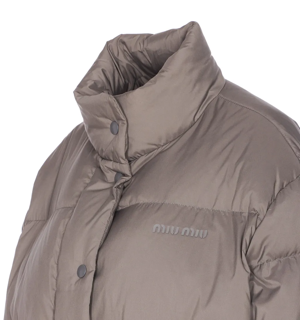 Medium-Weight Technical Pongé Down Jacket