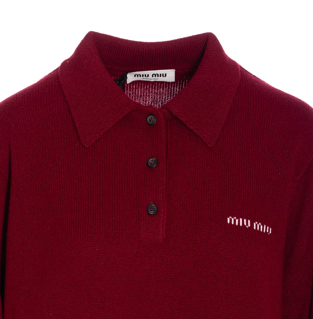 Cashmere Polo Sweater