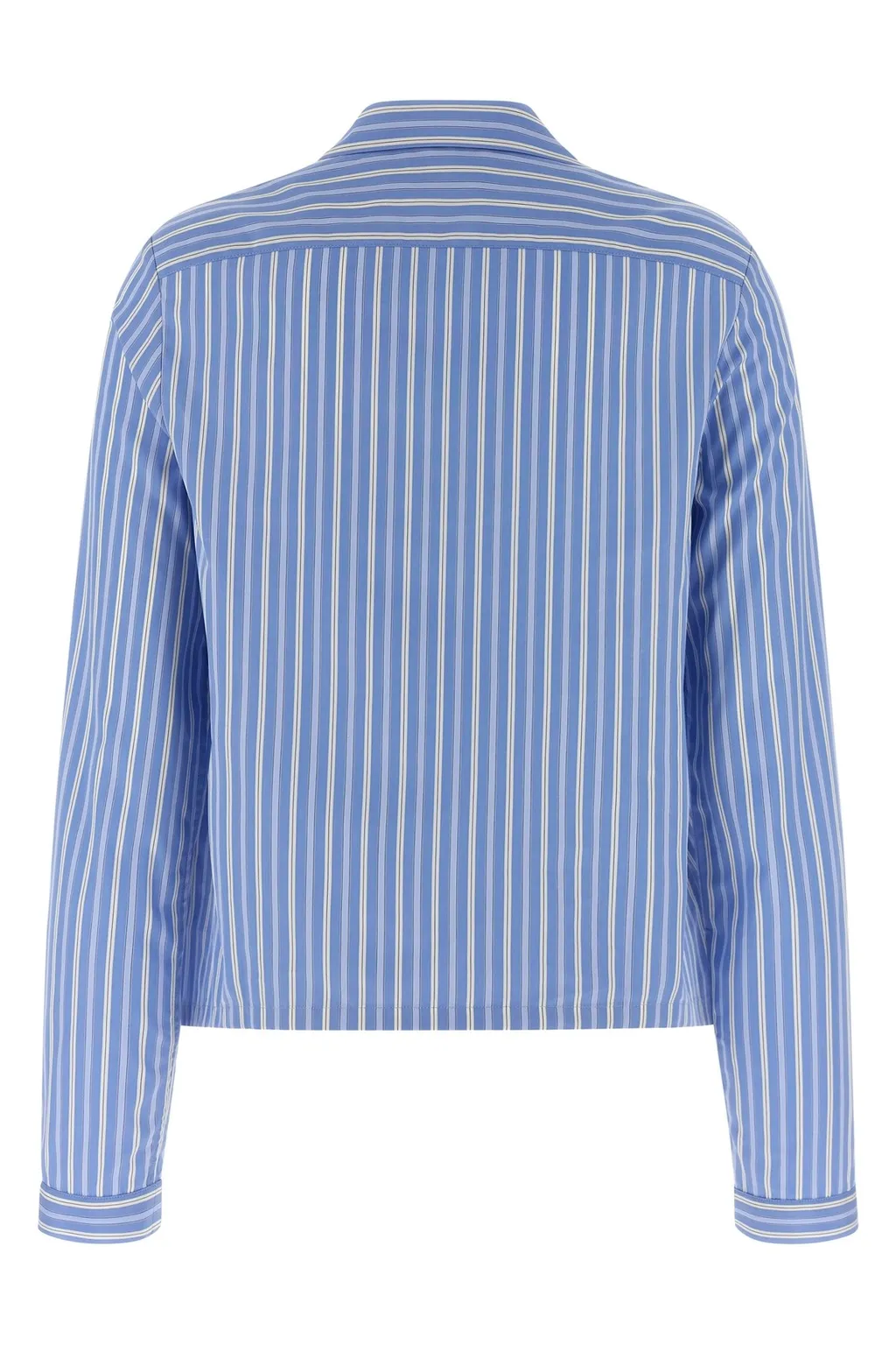 Striped Poplin Pajama Shirt