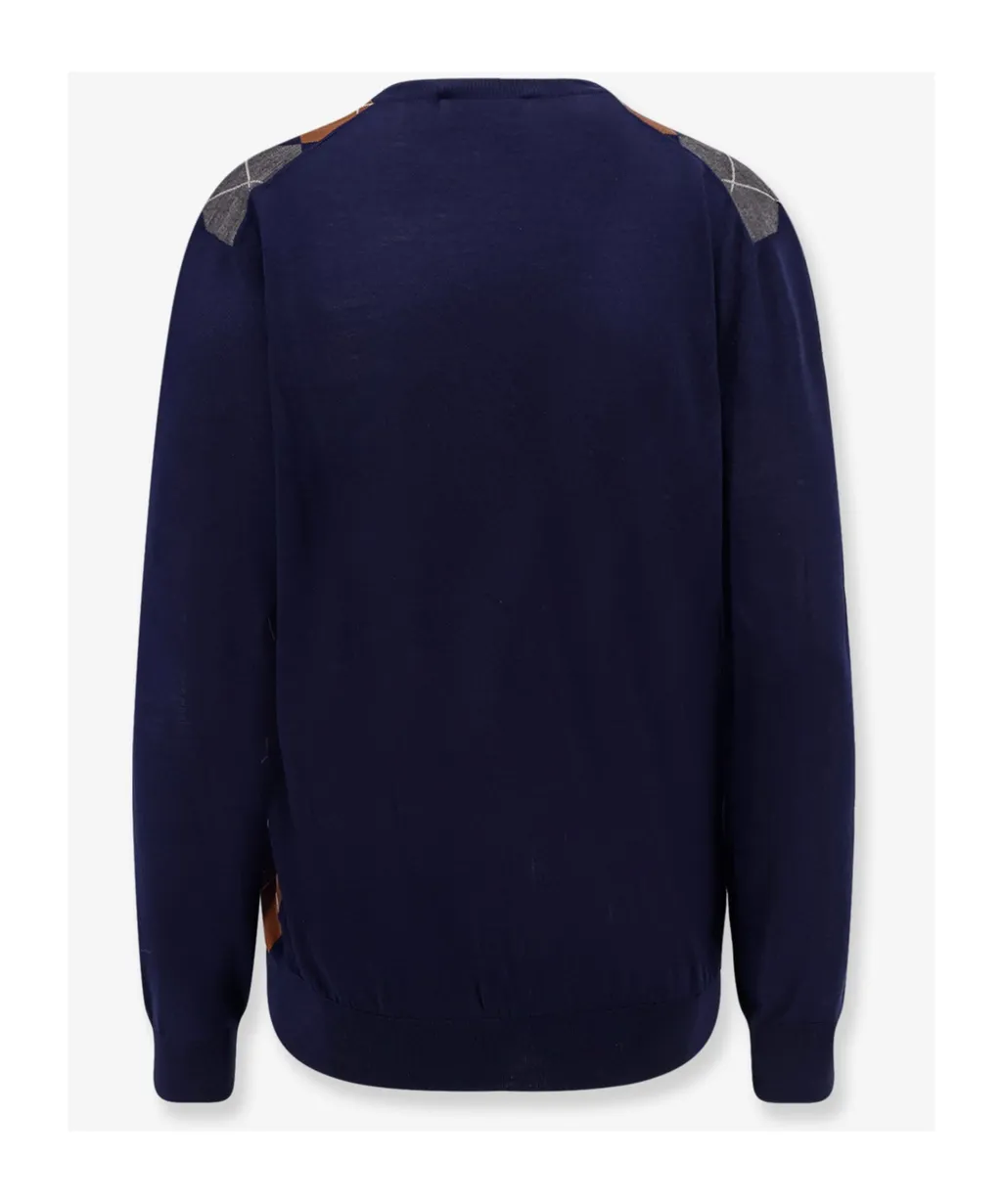 V-Necked Wool Sweater