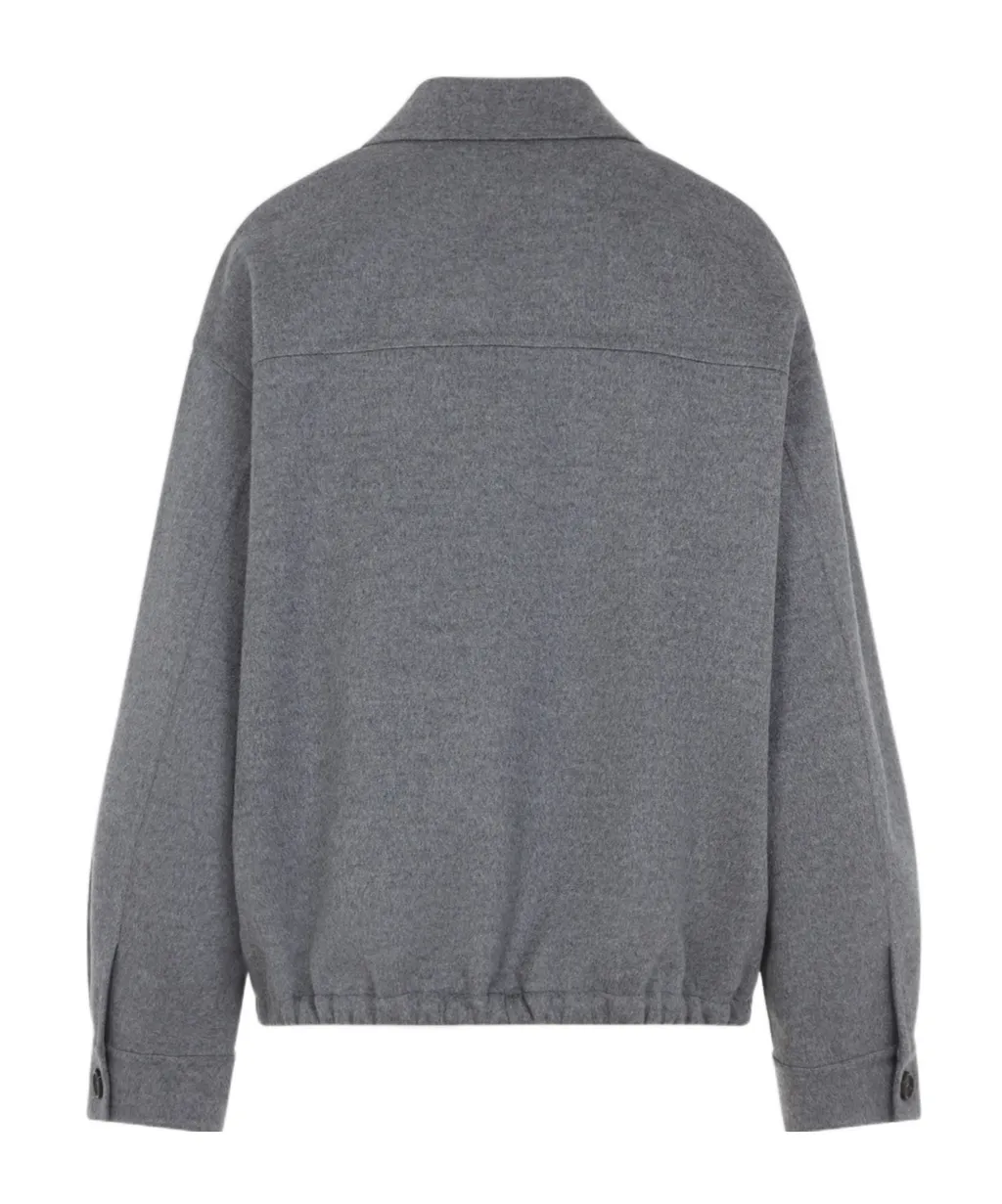 Double Cashmere Blouson Jacket