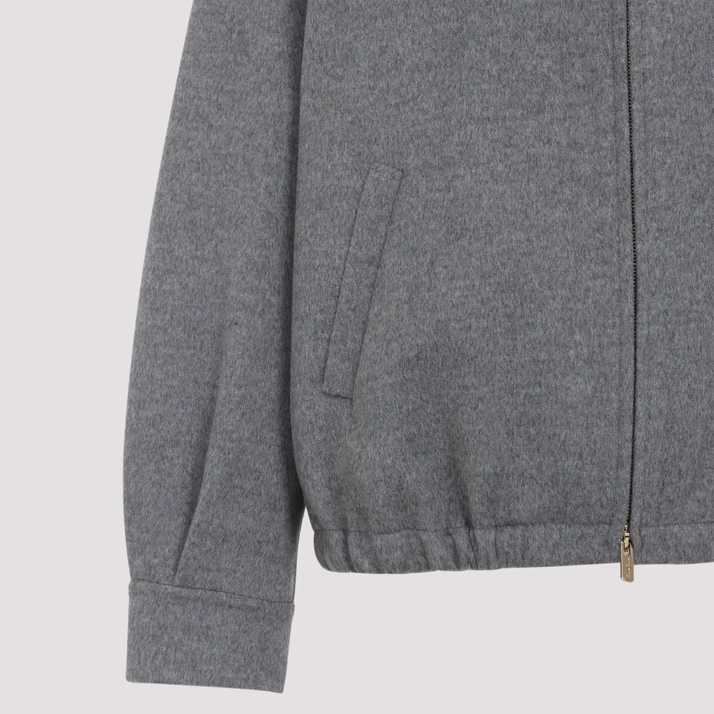 Double Cashmere Blouson Jacket