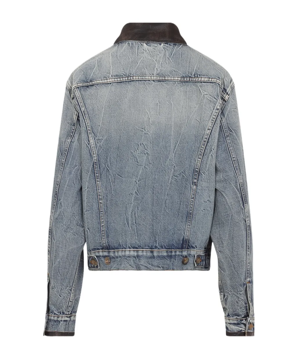 Denim Blouson Jacket