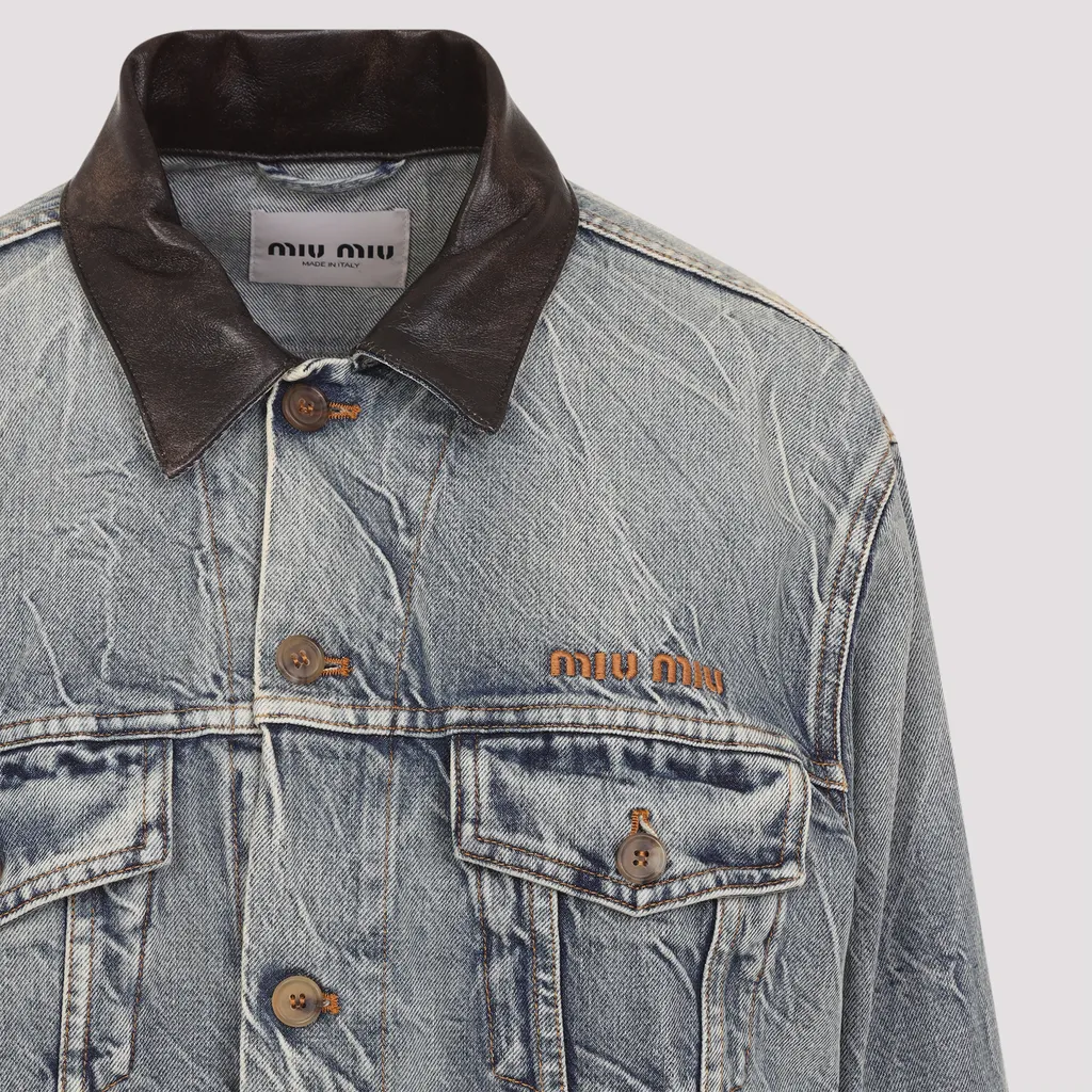 Denim Blouson Jacket