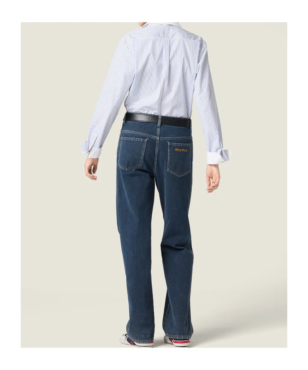 Striped Poplin Shirt