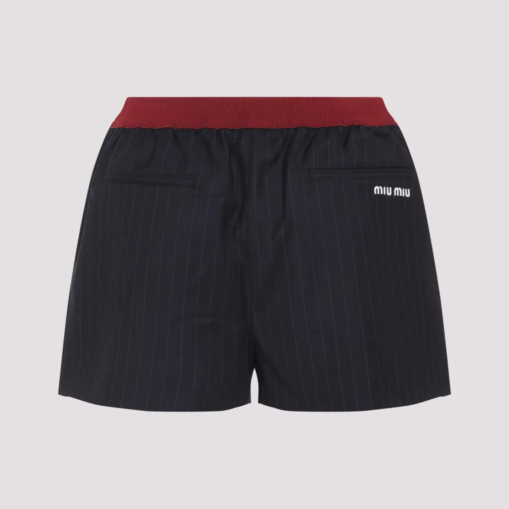 Pinstripe Shorts