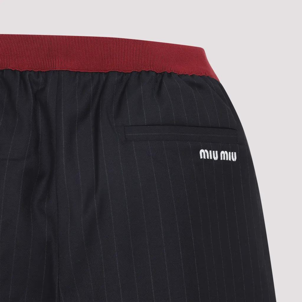 Pinstripe Shorts