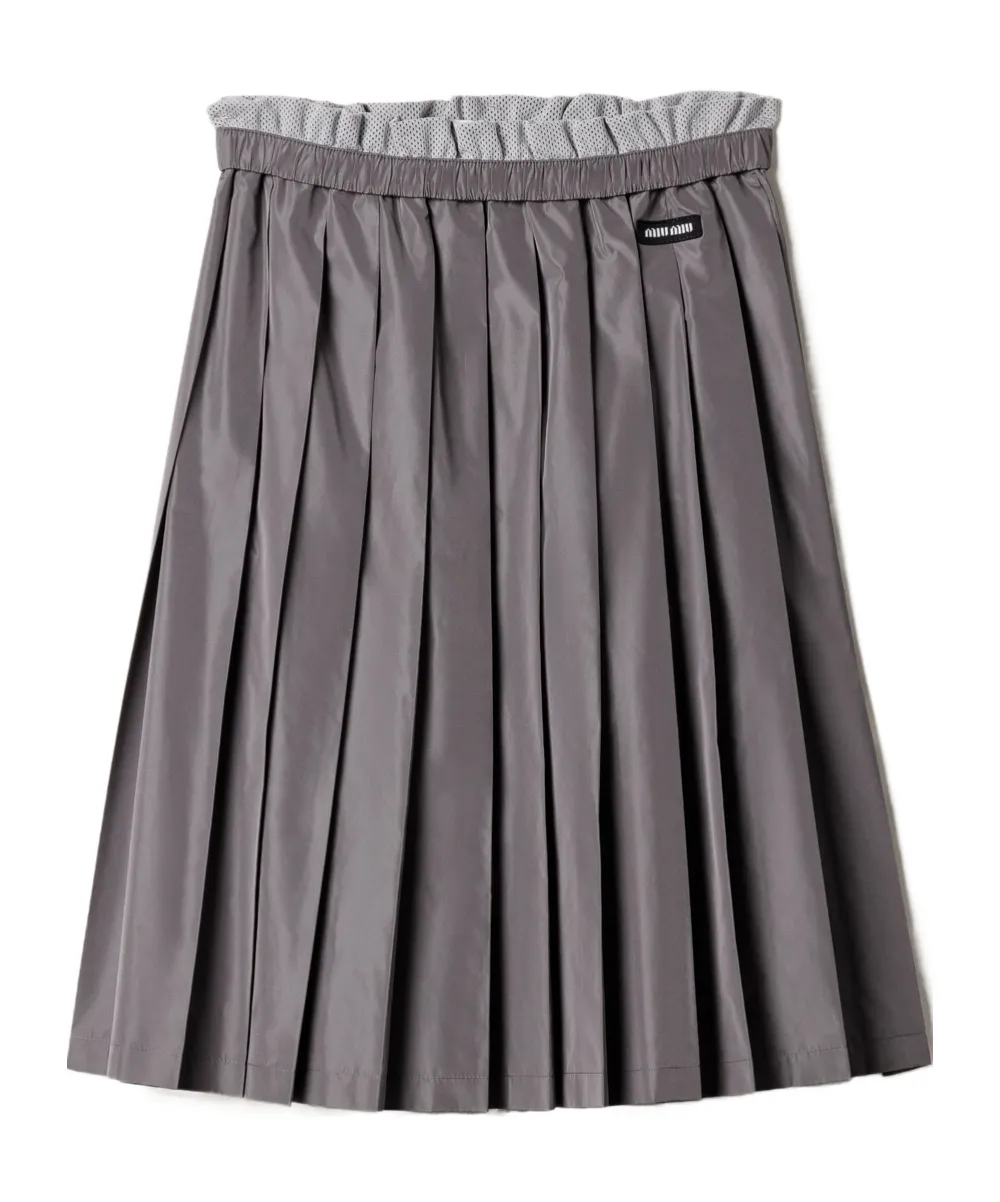 Technical Silk Skirt