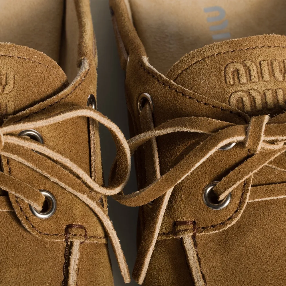 Lace-Up Flat Mules
