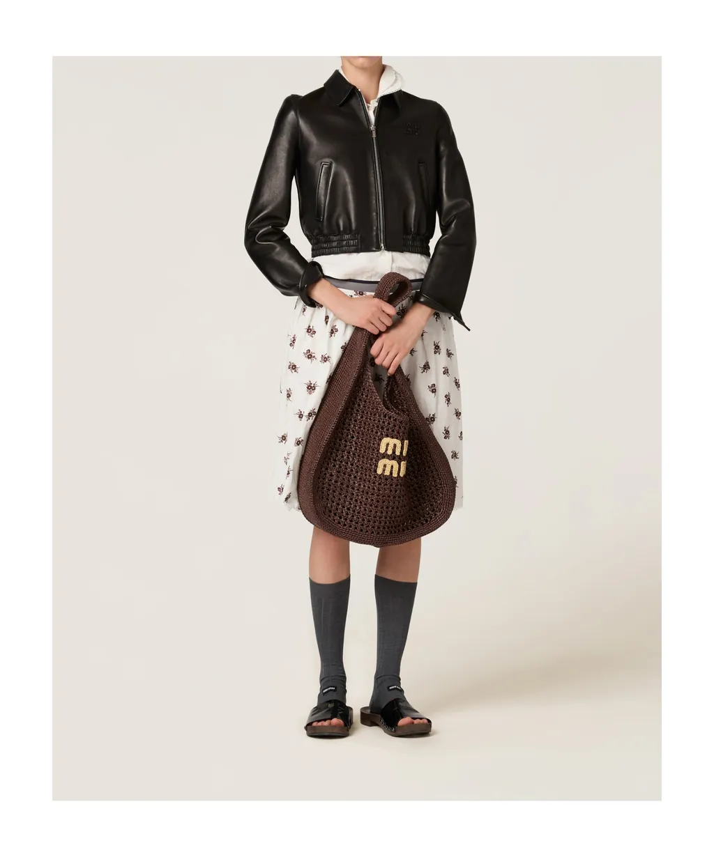 Logo AppliquÉD Top Handle Bag