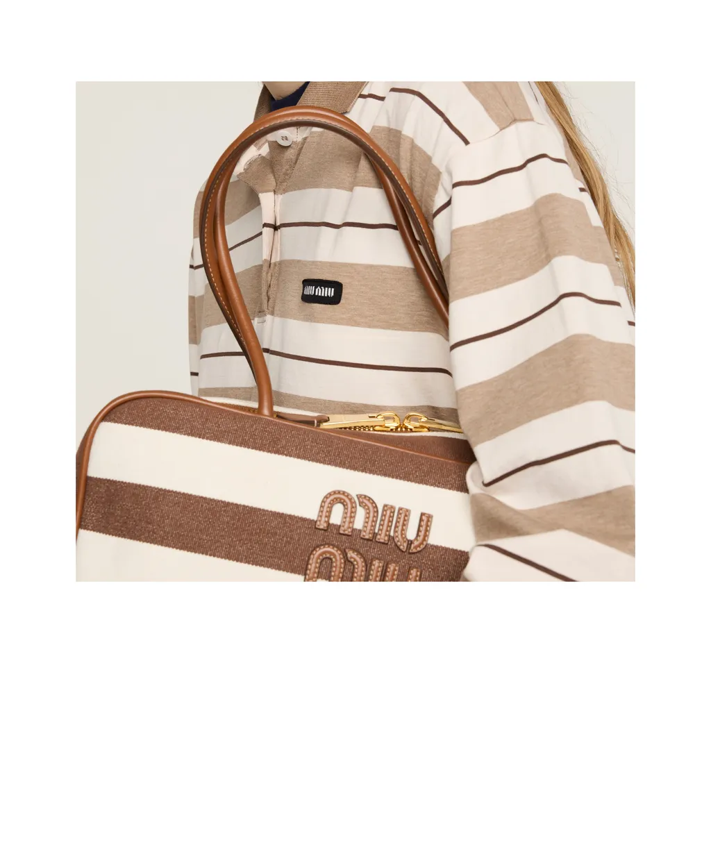 Long-Sleeved Striped Polo Shirt