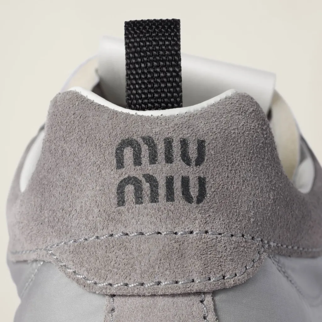 Tyre Technical Fabric And Suede Sneakers