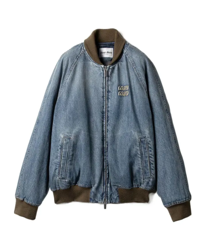 Denim Blouson Jacket
