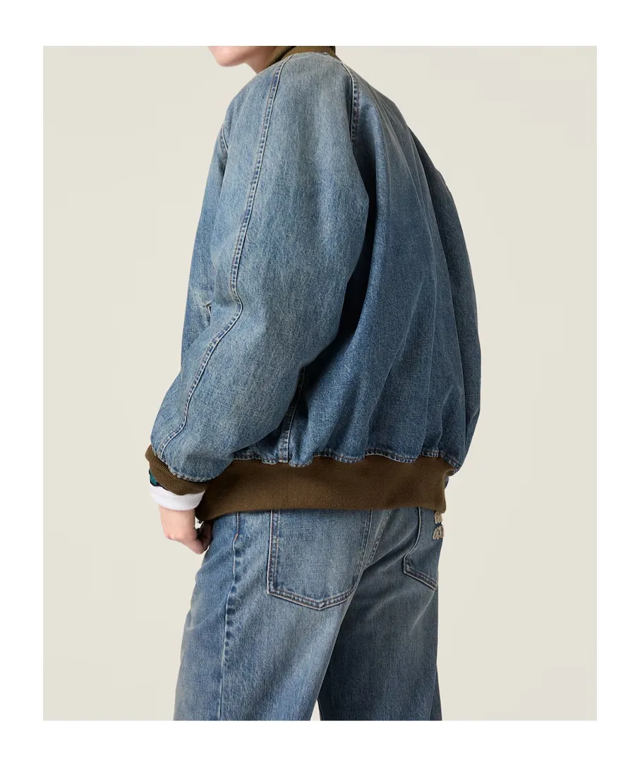 Denim Blouson Jacket