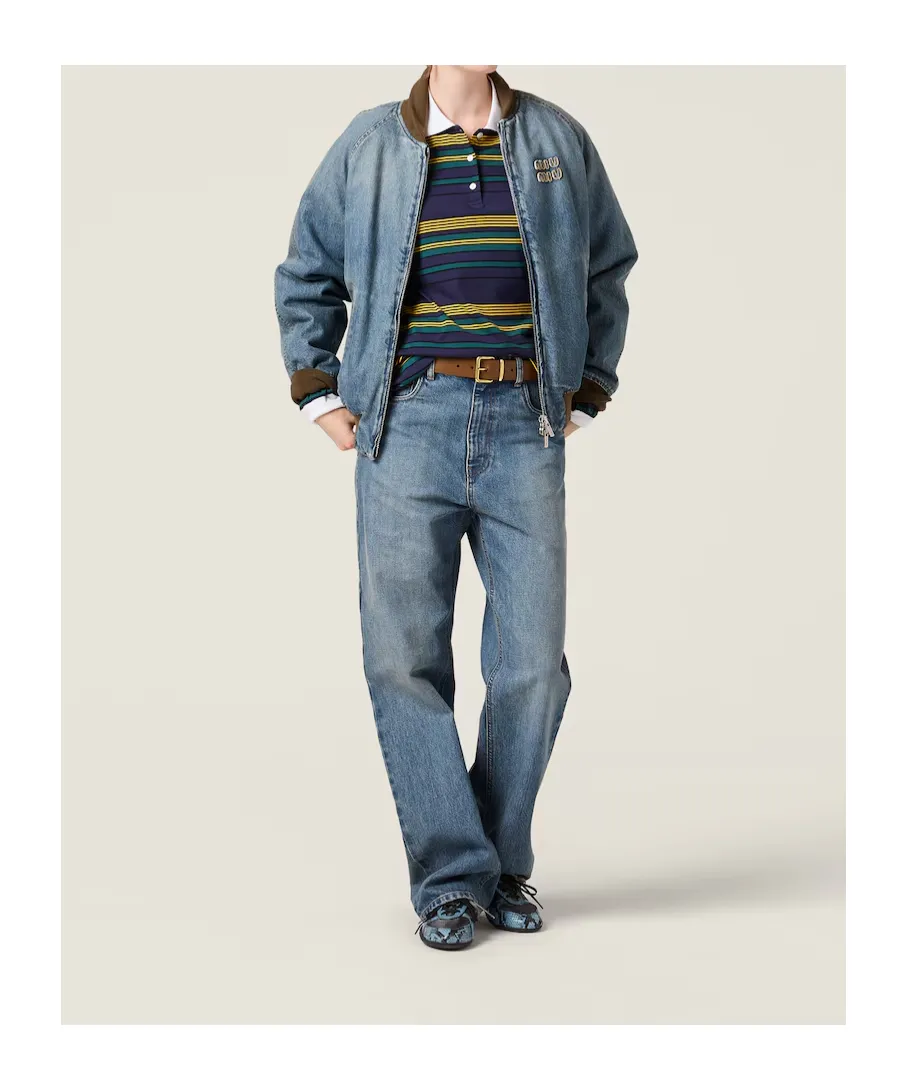 Denim Blouson Jacket