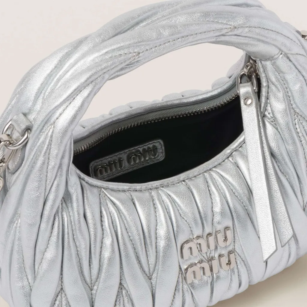 Wander Matelassé Nappa Leather Hobo Mini-Bag