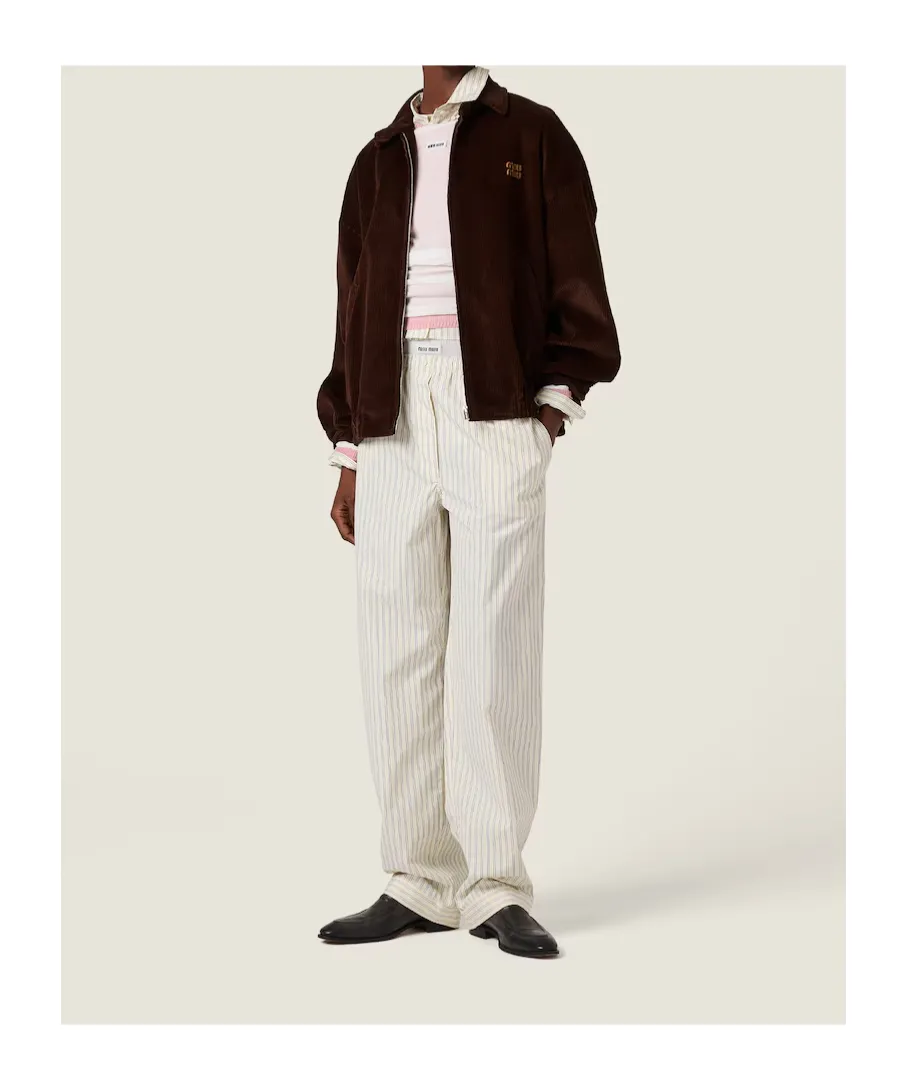 Corduroy Blouson Jacket