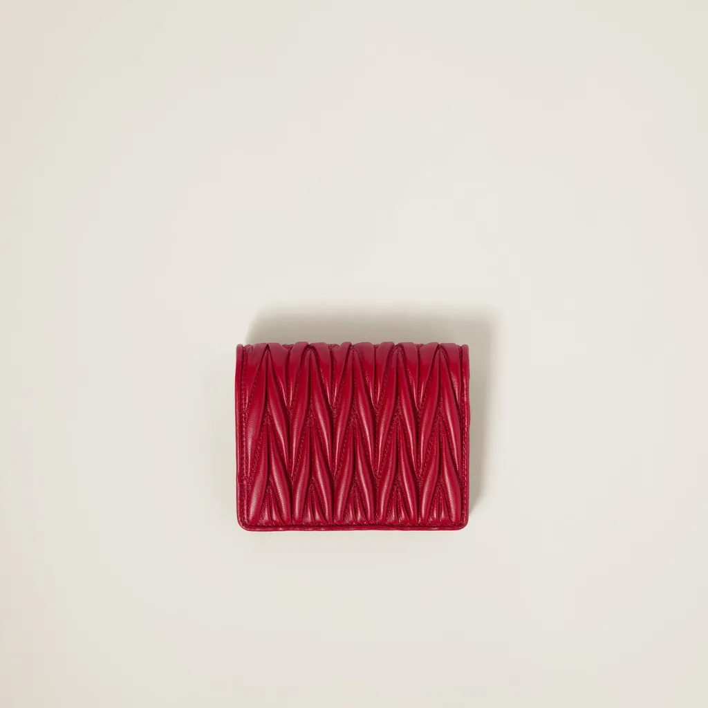 Small Matelassé Nappa Leather Wallet