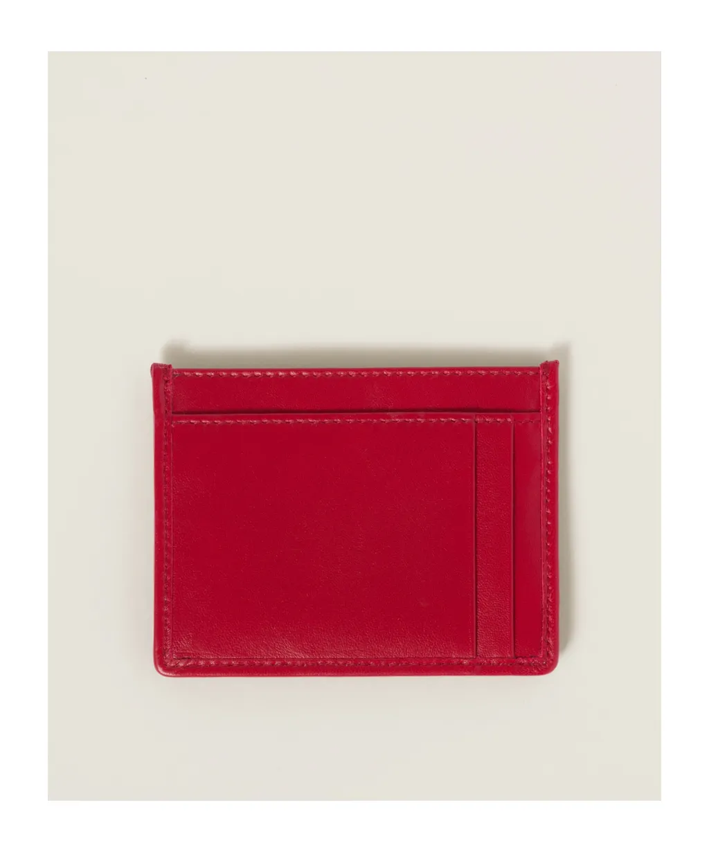 Matelassé Nappa Leather Card Holder