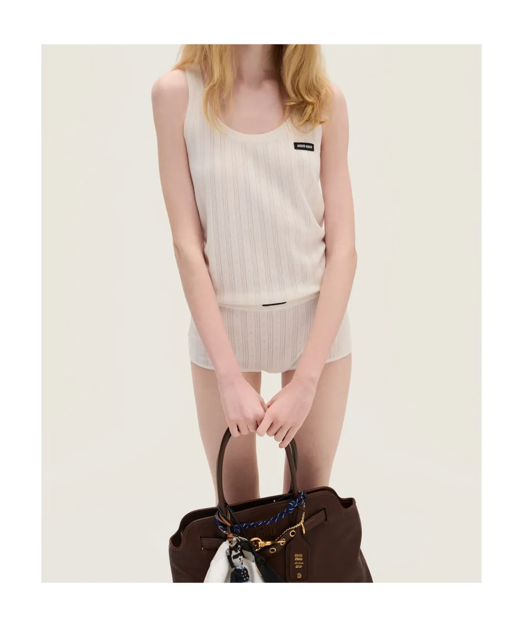 Cashmere And Silk Tank Top