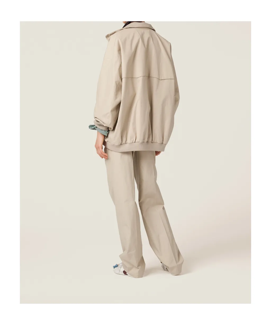 Logo-Detailed Zipped Jacket