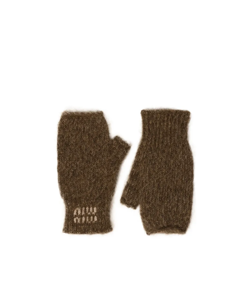 Wool And Mohair Gloves