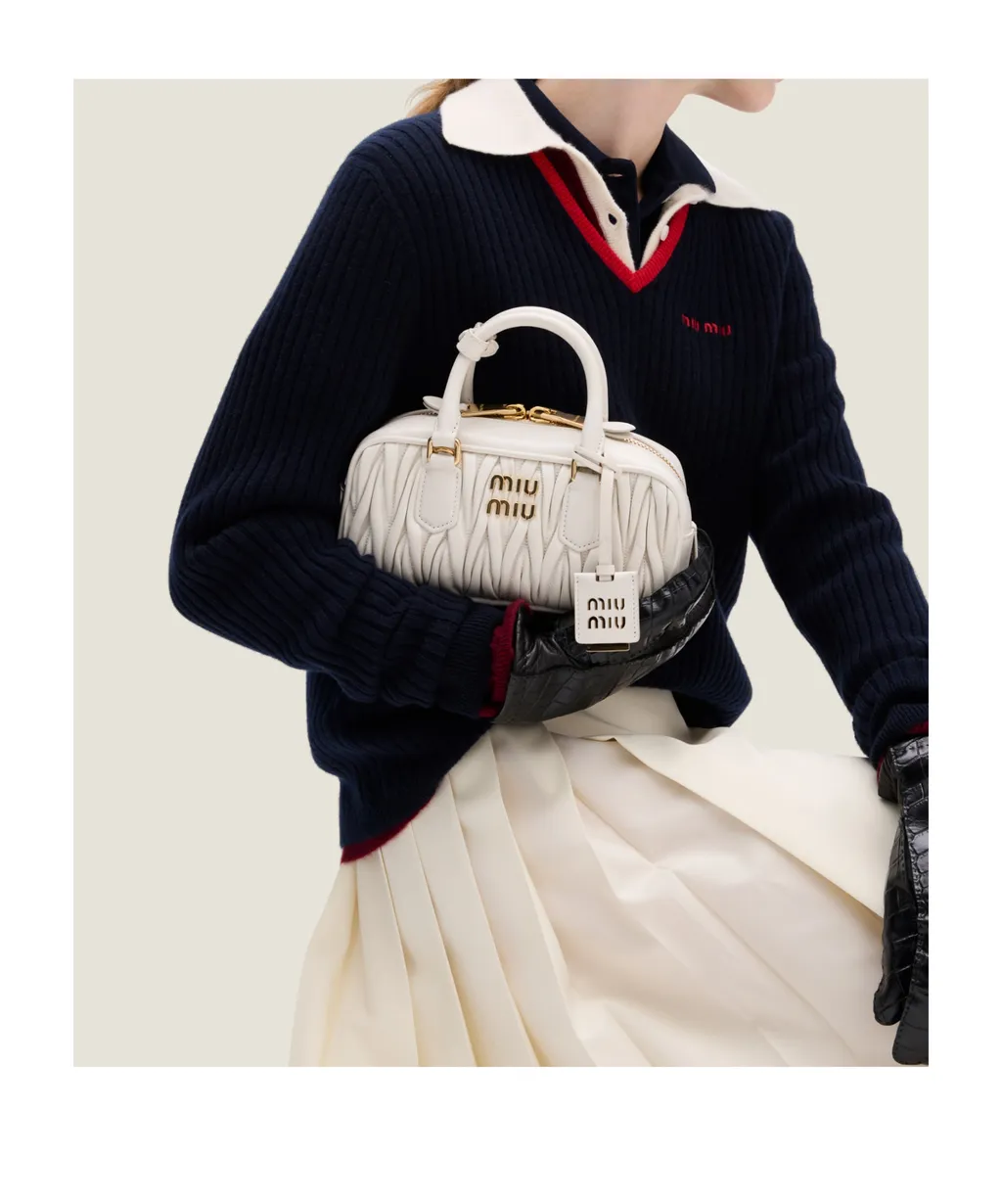 Arcadie Matelassé Nappa Leather Bag