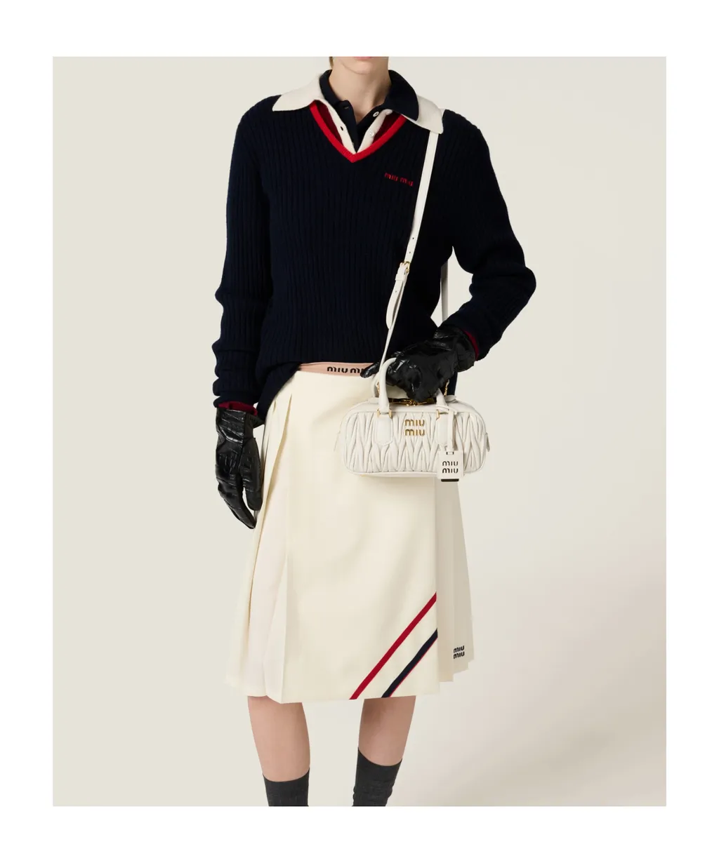 Arcadie Matelassé Nappa Leather Bag