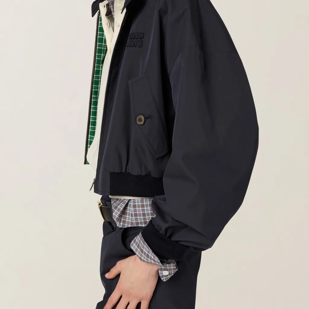 Panama Cotton Blouson Jacket