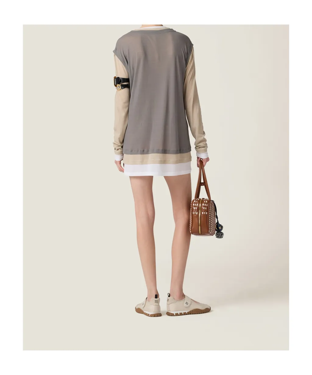 Ribbed Jersey Dress
