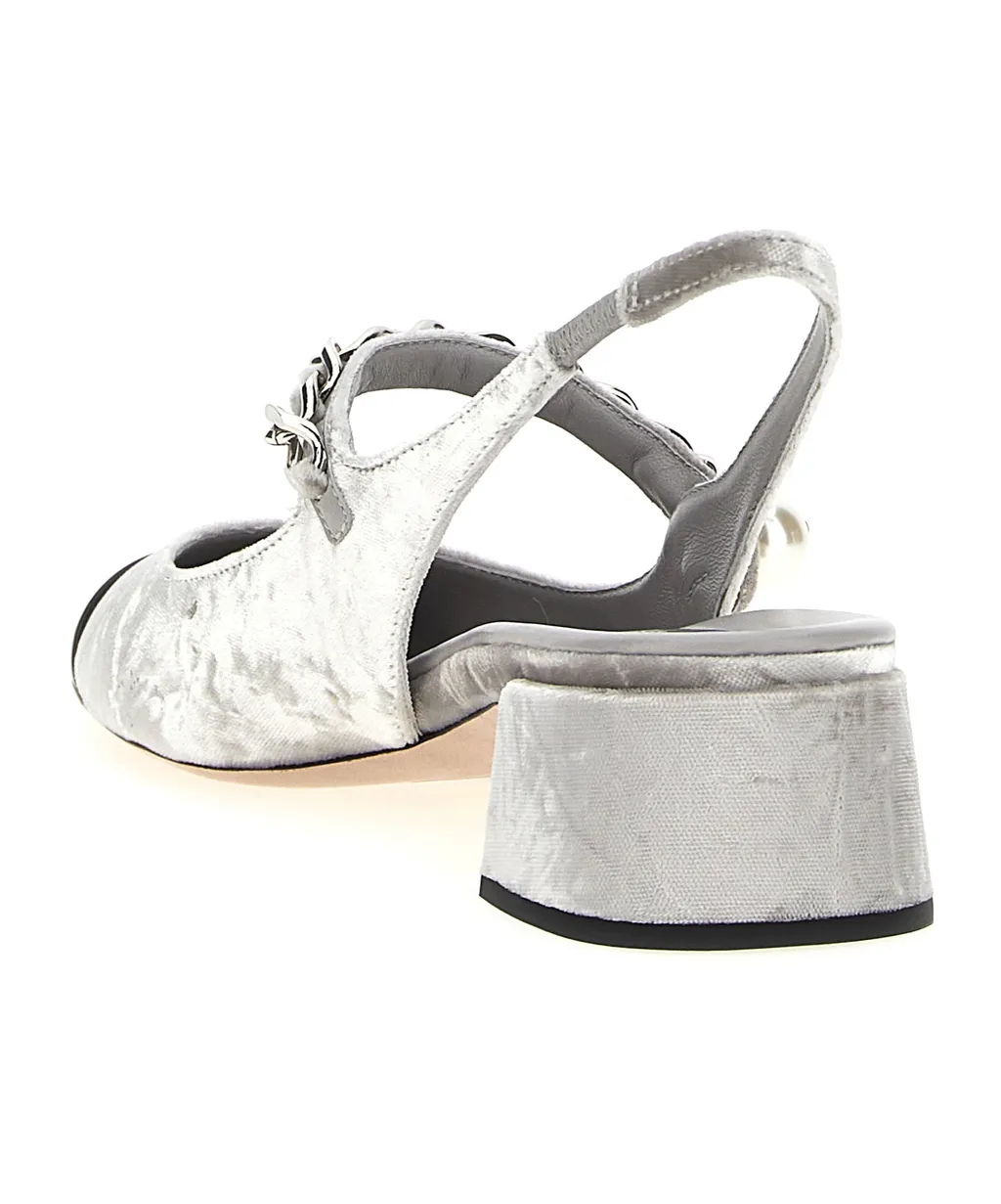 Round Toe High Heel Sandals