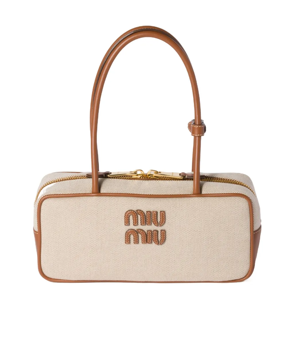 Beau Canvas And Leather Bag