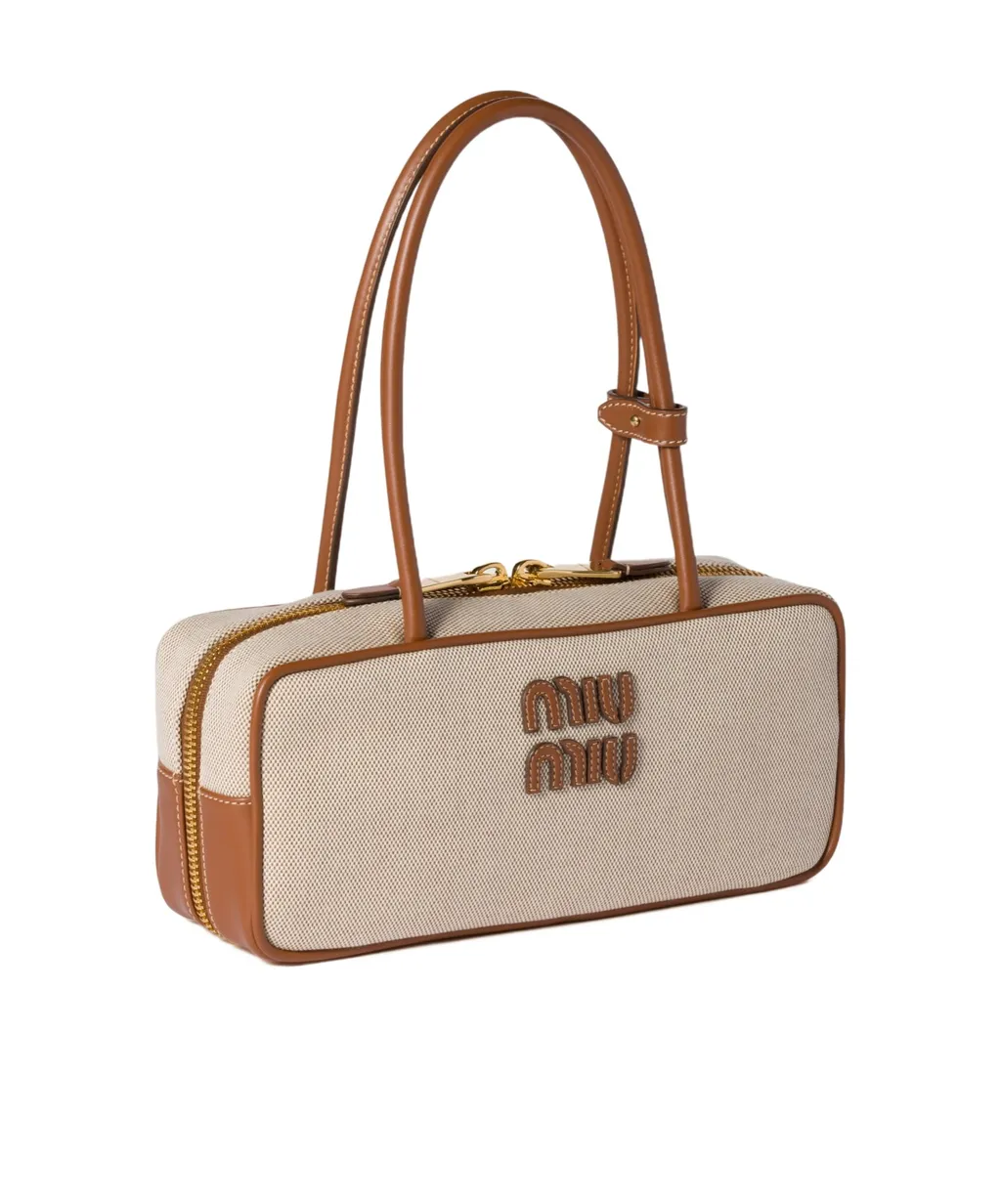 Beau Canvas And Leather Bag