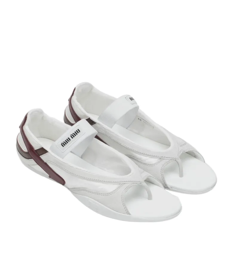 Logo-Printed Thong Strap Sandals