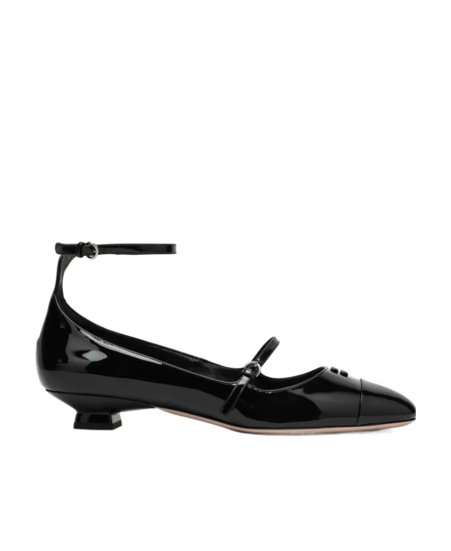 Round Head Low-Heeled Shoes