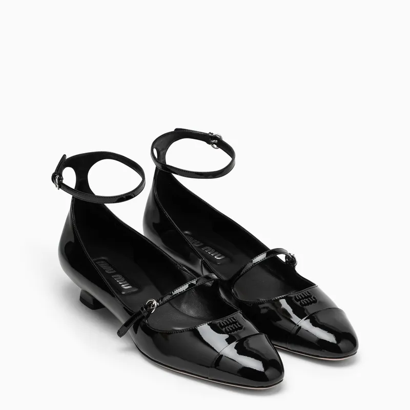 Round Head Low-Heeled Shoes