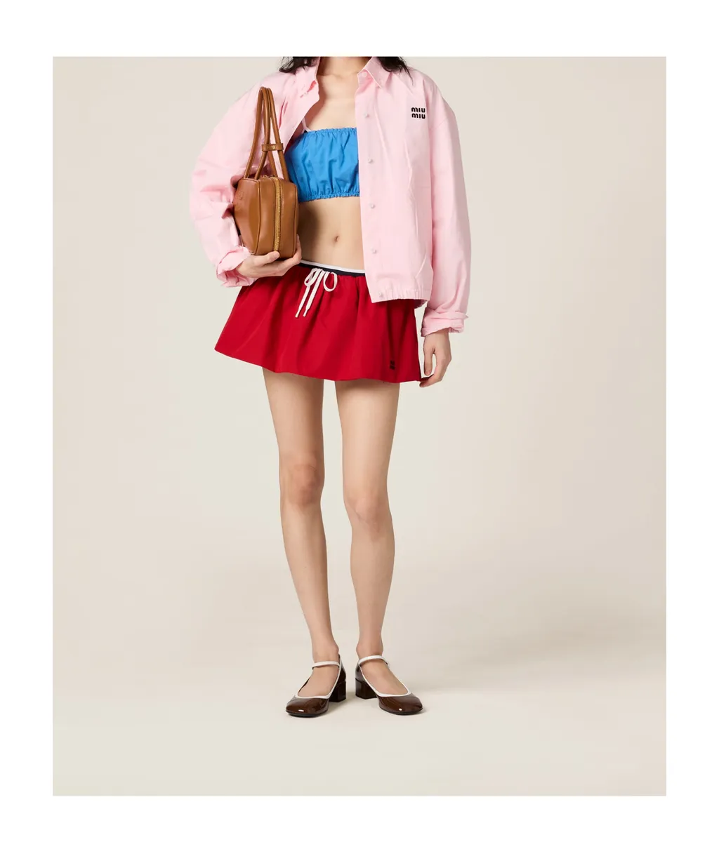 Poplin Blouson Jacket