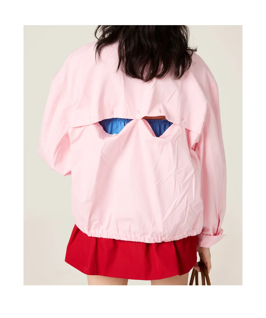 Poplin Blouson Jacket