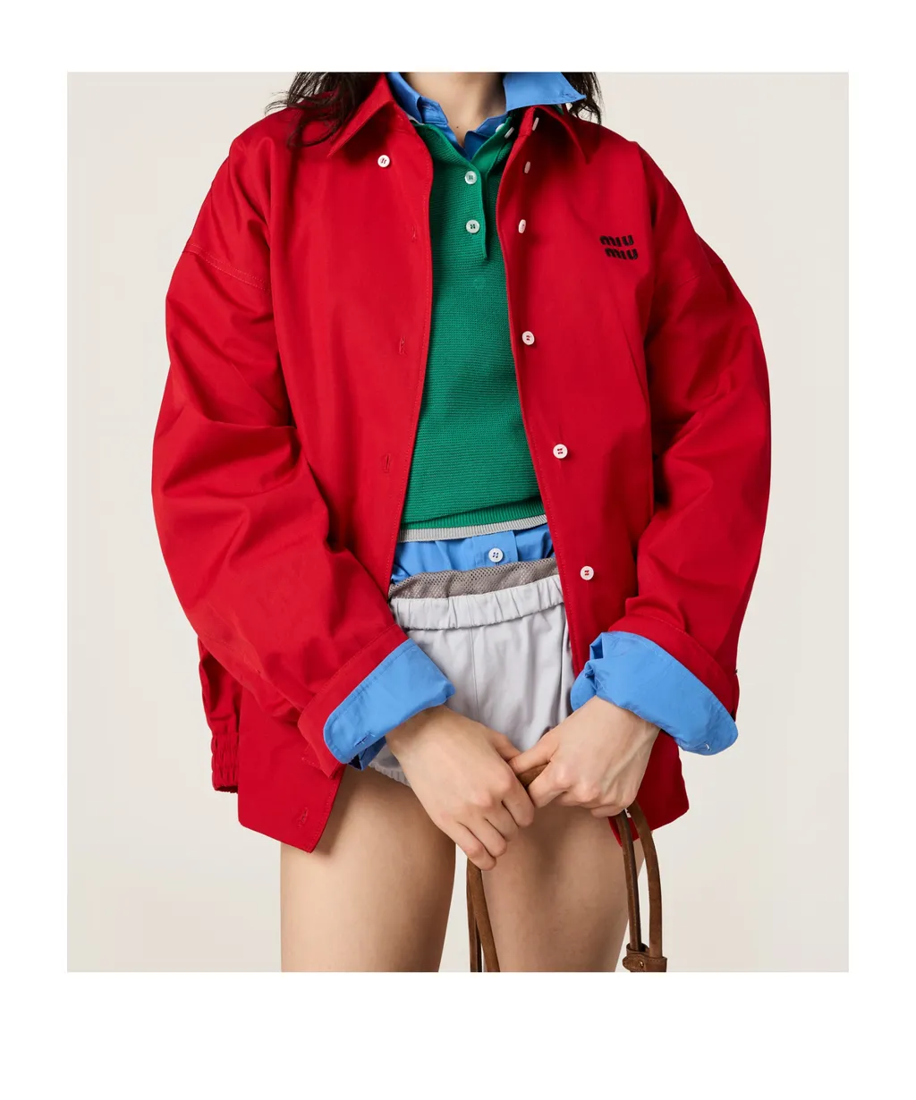 Heavy Poplin Blouson Jacket