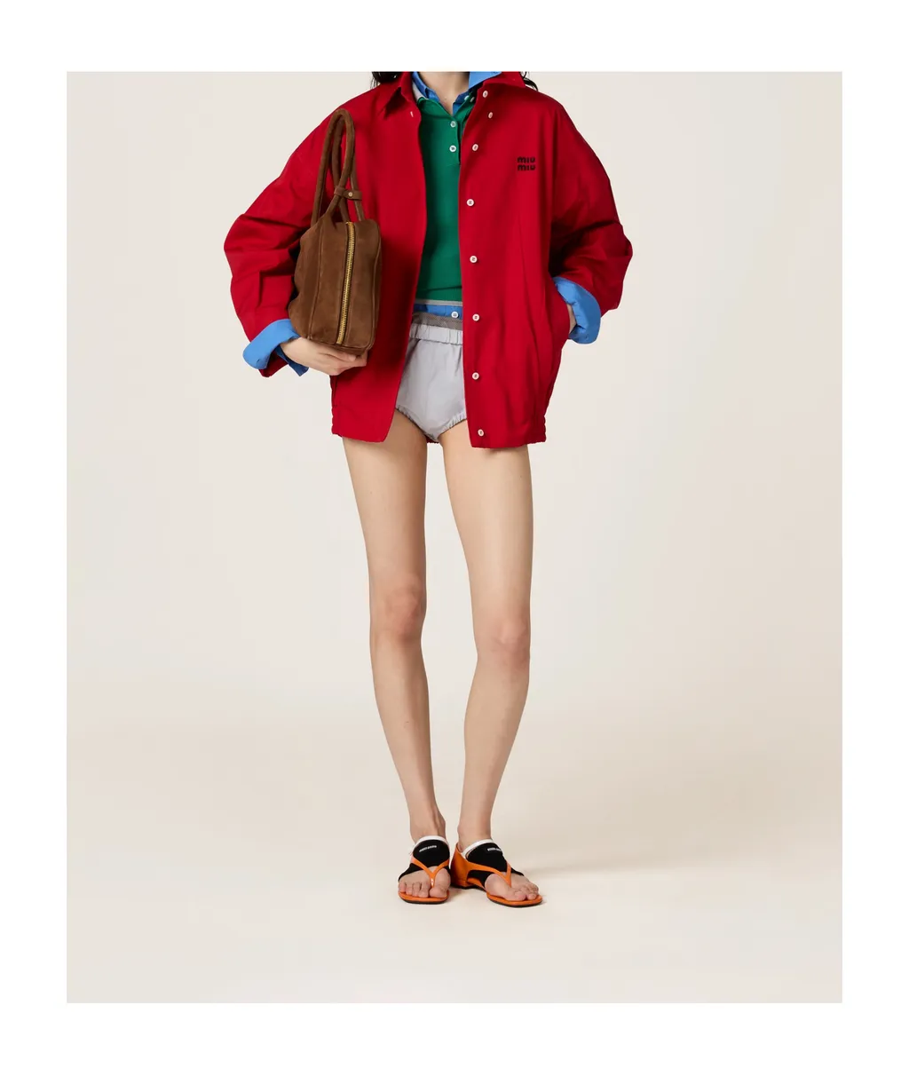 Heavy Poplin Blouson Jacket
