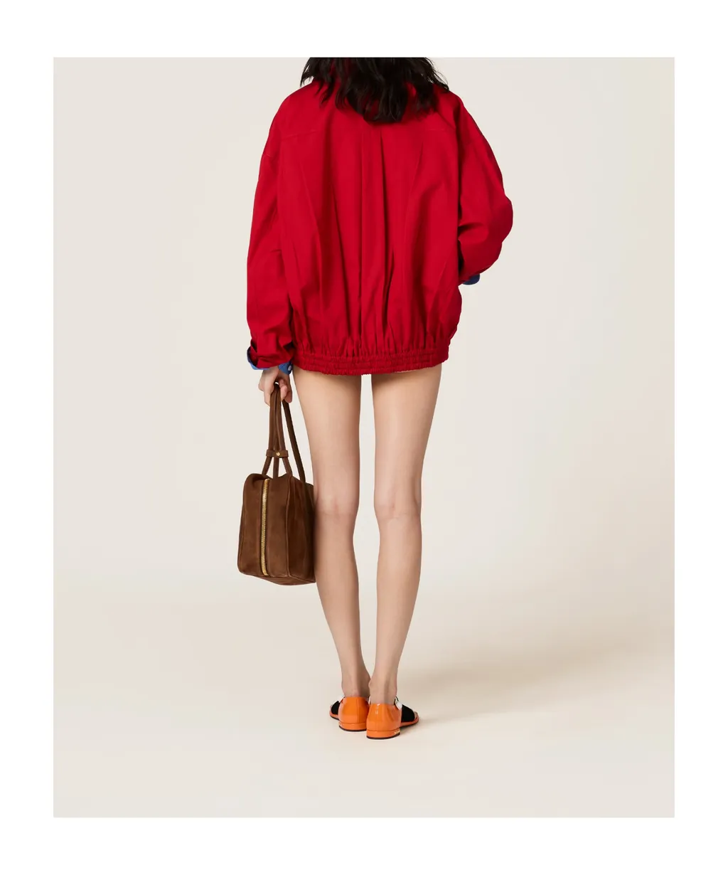 Heavy Poplin Blouson Jacket