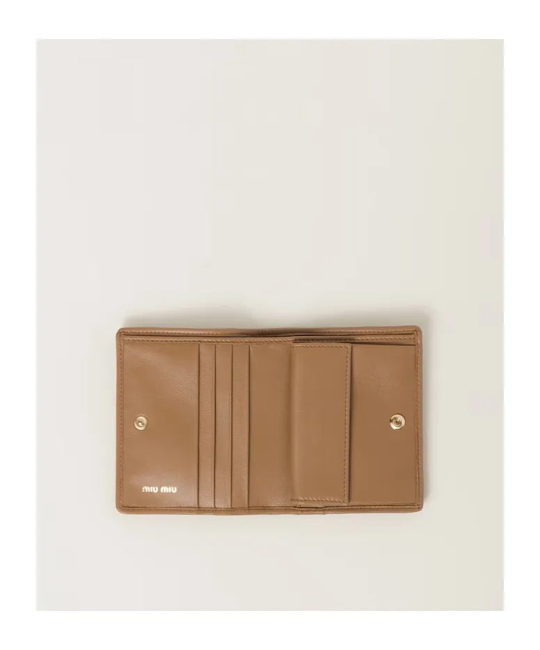 Small Matelassé Nappa Leather Wallet